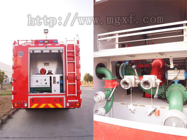 16000L Heavy Duty Foam Tank Fire Truck